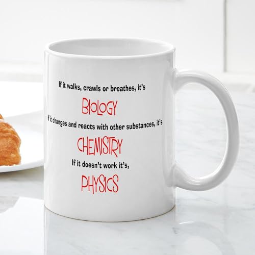 Taza de Cerámica CafePress 11 oz Física Divertida miniatura 5