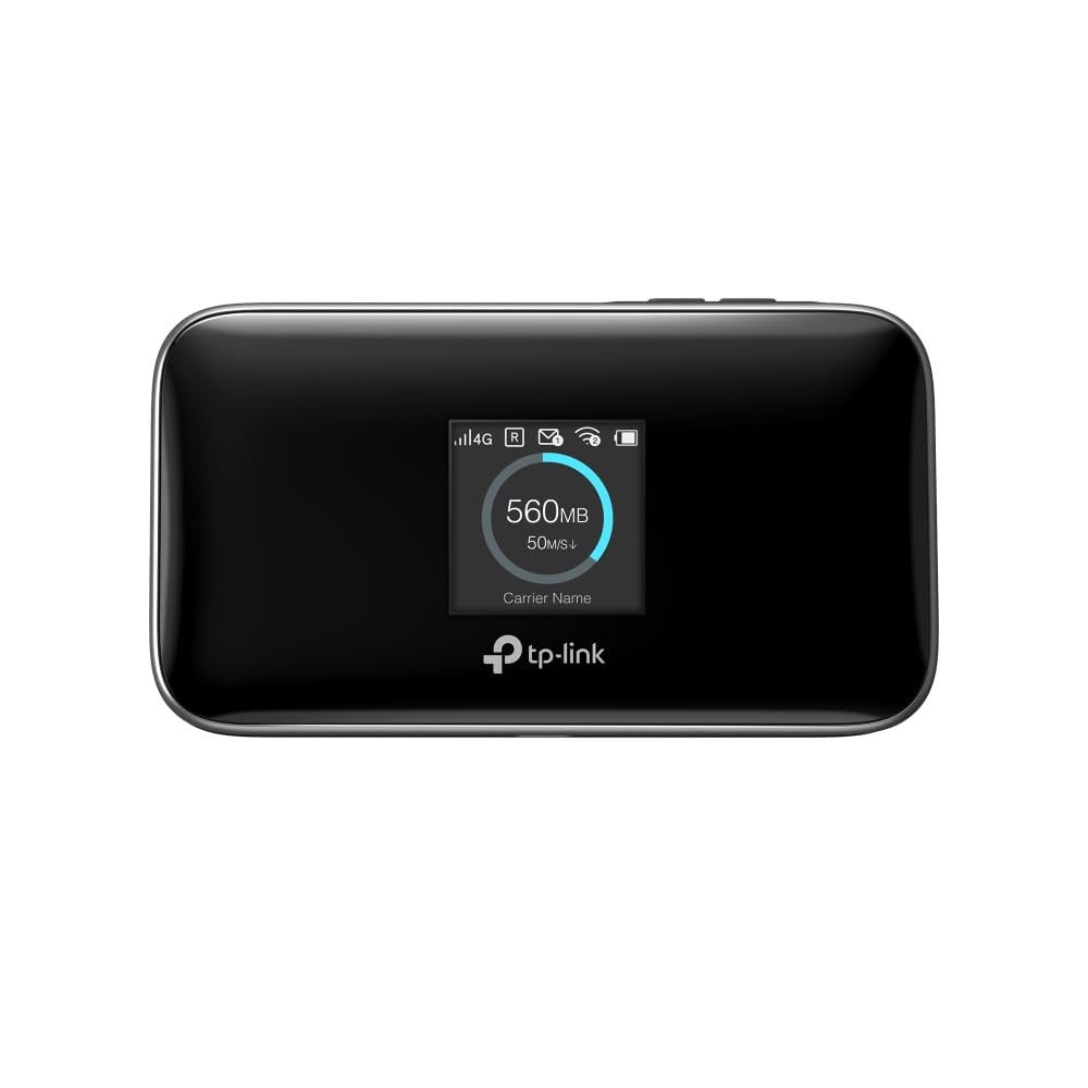 TP-Link M7750 Routeur 4G+ LTE Cat12 Portable, WiFi AC1200 Double Bande, Jusqu'à 600 Mbps, Carte Nano SIM, Batterie 15h, Écran Couleur, Jusqu'à 32 Appareils, tpMiFi App