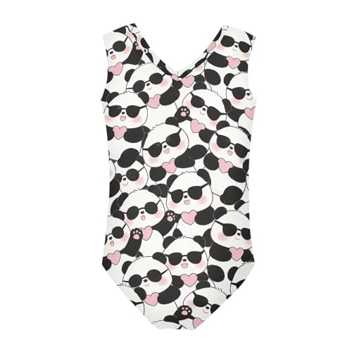 Image of Mumeson Girls One Piece Swimsuits Lightweight V-Neck Swimwear Bathing Suits for Little Girls 3-14 Years