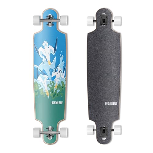 Horizon Blue Drop Through Longboard Complete