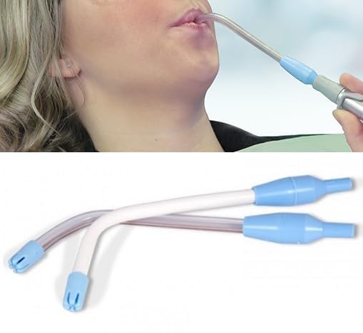 AmeriCan Goods 50/Pack Dental SE Valve Tips Disposable Unique One-Way Design Dental Valve Adapter Tips for Saliva Ejactors