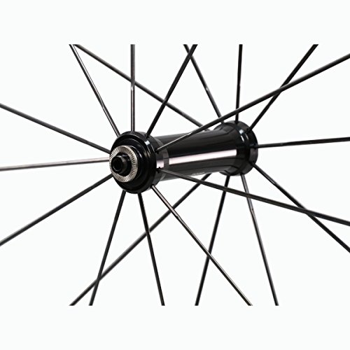 ICAN FL50 Carbon Road Bicycle Wheelset Clincher Tubeless Ready Rim Novatec AS511SB/FS522SB Hub Sapim CX Ray Spokes Only 1470g (Fast & Light Series) - Thumbnail 3