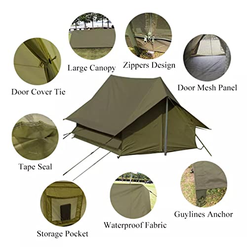 Carpa de viaje para parejas tipo cabaña para camping miniatura 4