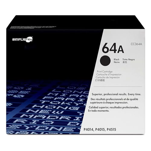 Toner noir CC364A pour imprimer vos rapports professionnels sans interruption