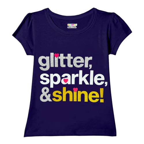 Image of Kuchipoo Girls Half Sleeves Regular Fit Cotton T-Shirt