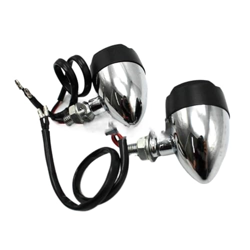 Clignotant noir pour moto Harley Chopper et Sportster avec feux de signalisation universels