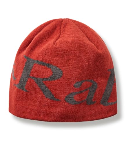 Rab Logo Beanie - Tuscan Red/Graphene - One Size