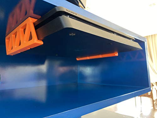 Suporte Inferior Sob Embaixo Prateleira Armário Ps4 Slim (CINZA)