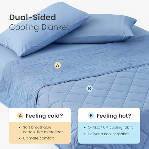 Cozy Bliss Cooling Blanket for Hot Sleepers Queen Size - image 2