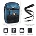 Personalized Small Crossbody Bag Water Resistant Messenger Bags Mini Lighthouse at Night Printing SlingBag For Men Women
