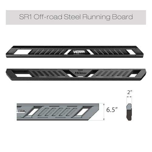 Estribos planos de acero APS Black SR1 para Ram 1500 2019-2026 miniatura 5
