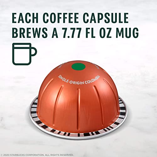 Image of Starbucks by Nespresso Vertuo, Single-Origin Colombia, Medium Roast, Brews 32 capsulas(4 Box)