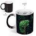 Produktbild Tasse mit Farbwechsel, wärmeempfindlich, Chamäleon-Grünwelt, lustige Keramik, Tee, Bier, Latte, Cappuccino, Kaffeetasse, magische Neuheit, Tasse für Geburtstag, Weihnachten, Geschenk, 325 ml