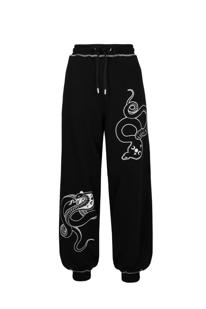 Hell Bunny Unisex Blk Venom Joggers