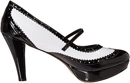 Ellie Shoes Women's 414-flapper, Black/White, 10 M US | Image 5