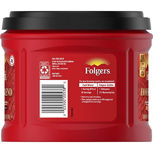 Image of Folgers House Blend Medium Roast Ground Coffee, 24.2 Ounces