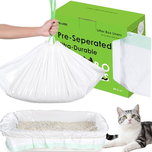 30 Count Jumbo Cat Litter Liners
