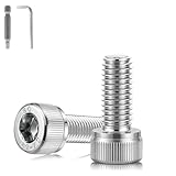 NZNSML 120 Stück Zylinderschrauben M3 x 8 mm Zylinderkopfschrauben mit Innensechskant A2 V2A Edelstahl Schrauben Vollgewinde Inbusschrauben für Möbel Mechanical mit Schraubendreherbit, Schlüssel