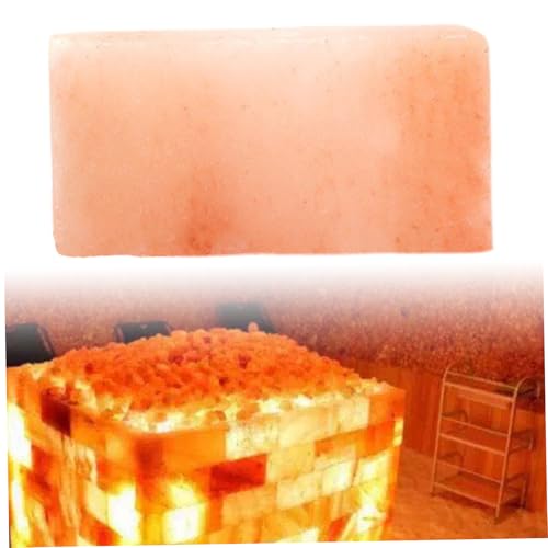 Bloque de sal para cocinar, bloque de sal del Himalaya, cocina de grado alimenticio natural de 8x1x4 para ahumadores, parrillas, hombres, mujeres, padres y cocineros