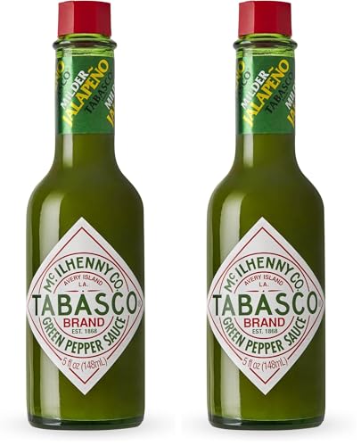 Image of Tabasco Milder Green Pepper Sauce, 5 Ounce, 2 Count (Pack of 2)