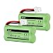 iMah BT183342 BT283342 BT166342 BT266342 BT162342 BT262342 Cordless Phone Battery Compatible with VTech CS6114 CS6409 CS6509 CS6709 CS6719 AT&T EL50003 EL50013 EL51103 EL51203 EL52100 EL52200, 2-Pack