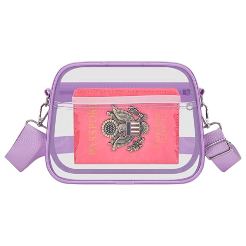 Image of Oraben Clear Bag for Stadium Events Clear Purse Stadium Bag Satchel Handbags for Sports Events Concerts Festivals | Stadium Approved