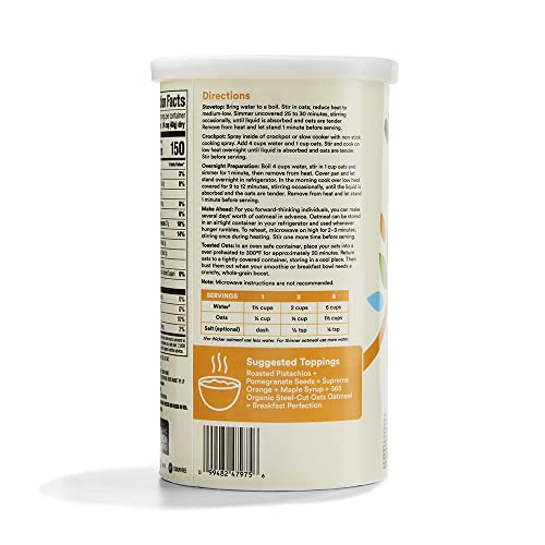 365 By Whole Foods Market Organic Steel Cut Oats thumb #2