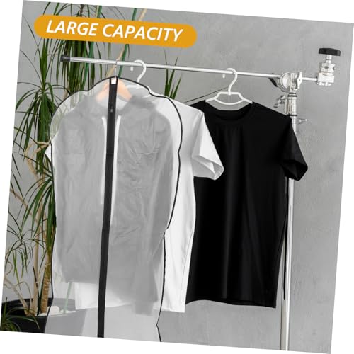 Gadpiparty 5pcs Transparent Peva Suit Bags for Clothes Garment Covers for Closet Storage Lightweight and Travel Clothes Protectors4
