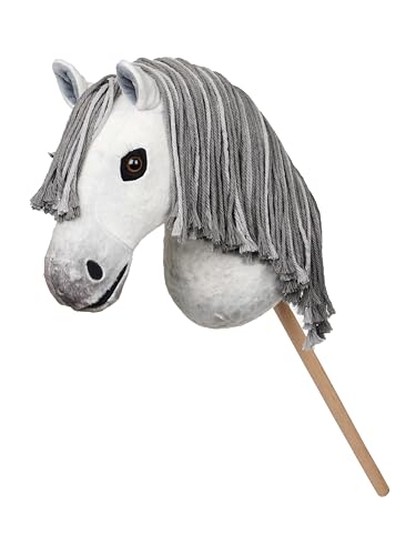 LeMieux Hobby Pferd Earl – Auffälliges Grau – Realistischer Kopf – Perfekt für Kinder