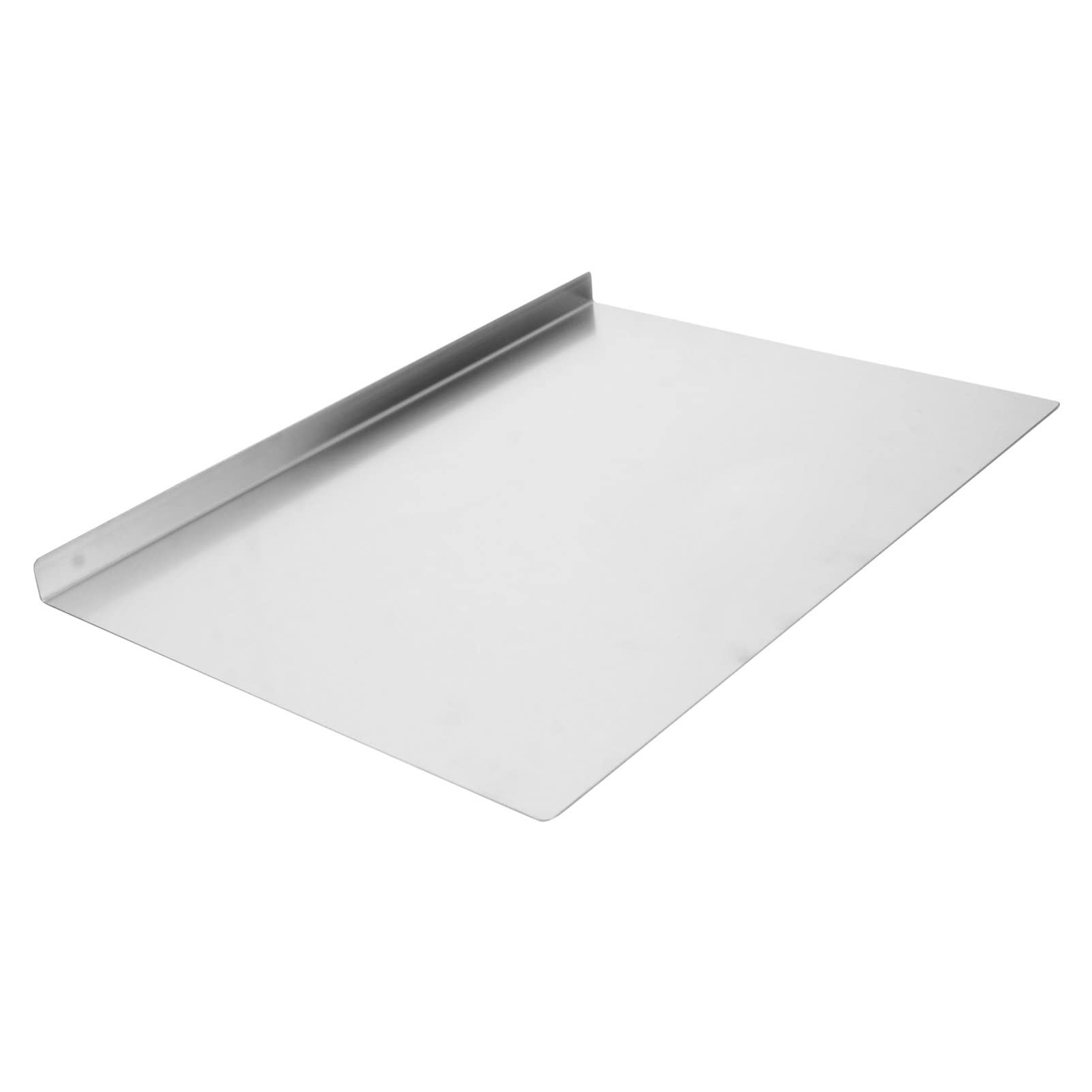 HEMOTON Tabla de Cortar de Cocina de Acero Inoxidable, Tabla de Cortar de Alimentos, Tabla de Hornear (Plata)