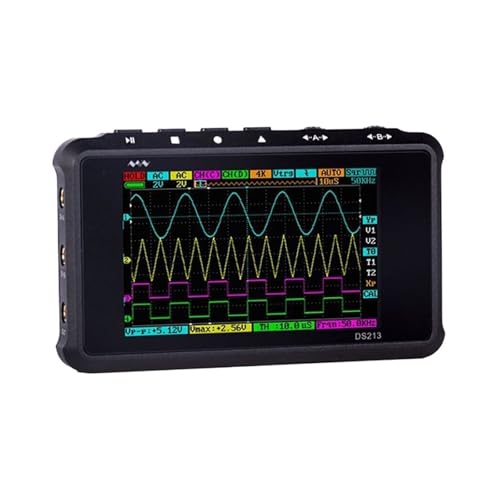 DS212 DS213 15MH/z 100MSa/s 最大サンプリングレート スマートストレージオシロスコープ 4チャンネル デジタルオシロスコープ USB LCD(DS213)