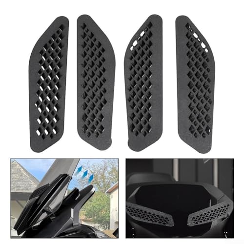 Inserts d'aération pare-brise Bombardier Spyder RT 2020-2025 noir - 6