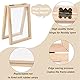 WANDIC Papierherstellungs-Sieb-Set, Papierherstellungs-Set enthält Holz-Formenrahmen, Papierherstellung, Stoff, Netze, für Bastelarbeiten