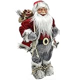 Dieser Weihnachtsmann ist perfekt für jede Art von Einrichtung und wird bereit sein, den Weihnachtsgeist zu schenken und die Kleinsten, aber auch Großen zu beeindrucken