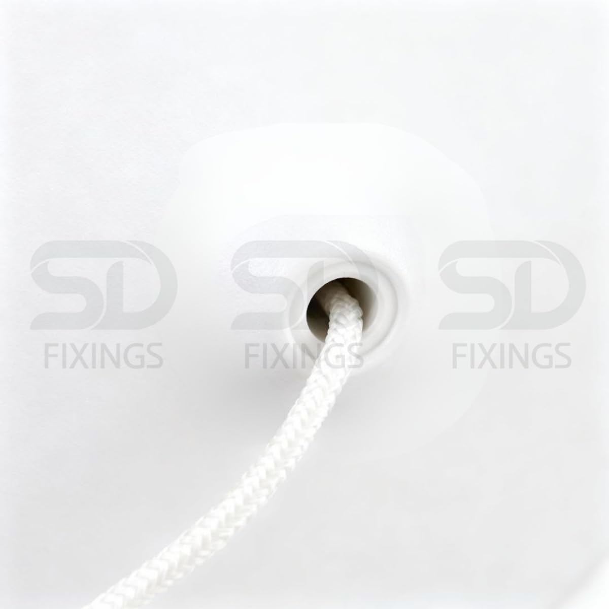 Manningham Lighting 10A 1-drożny kabel do ciągnięcia przełącznika wentylatora toalety kuchnia łazienka piwnica 1,7 m długa lina okrągła biała montowana na suficie