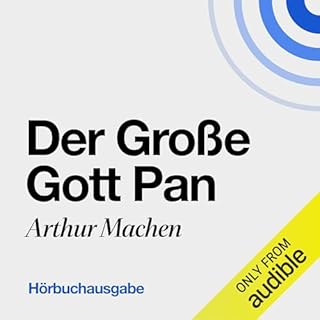Diseño de la portada del título Der gro&szlig;e Gott Pan [The Great God Pan]