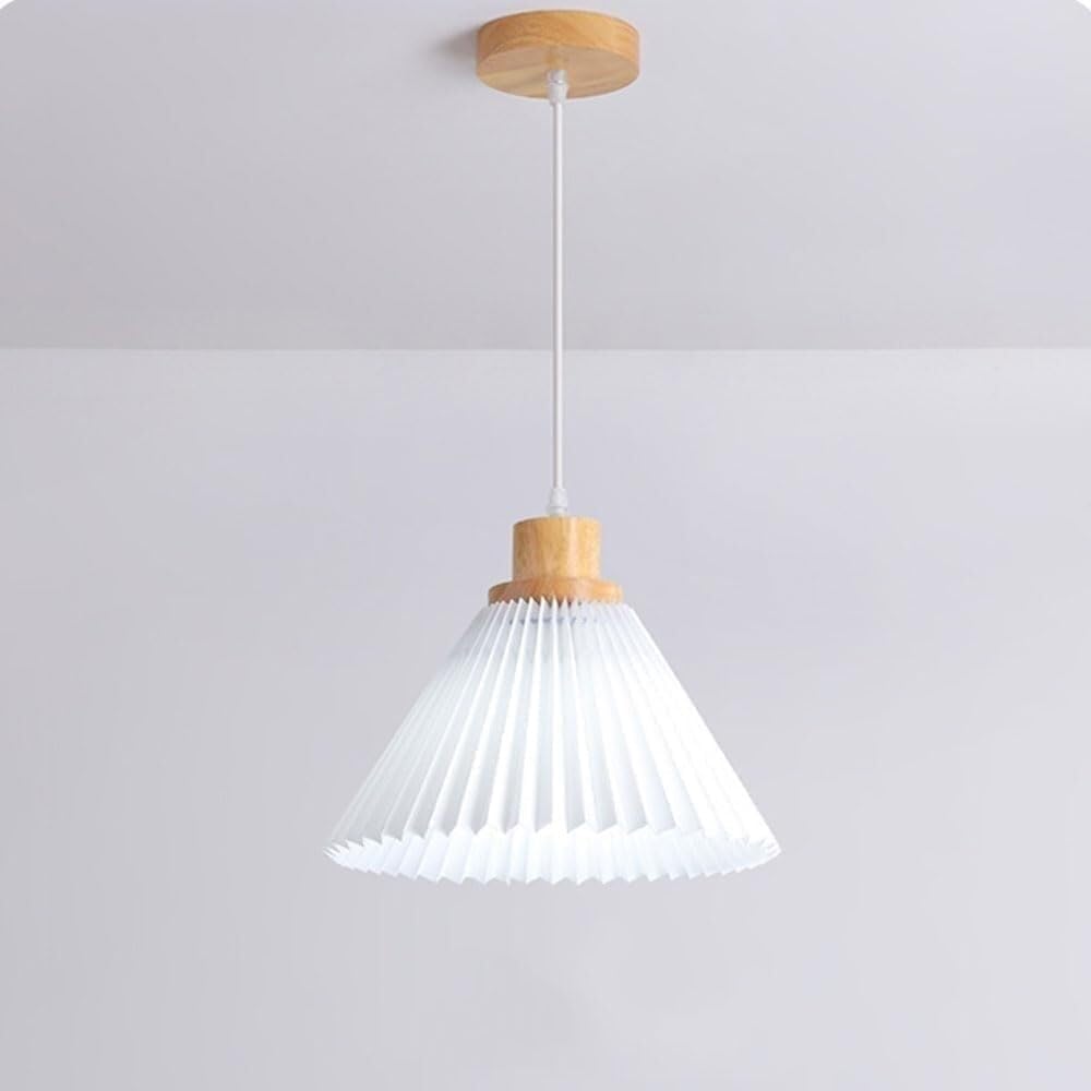 Adjustable Umbrella Lamp Shade. Ceiling Light Fixture for Kitchen Island, Neutral Color Chandelier