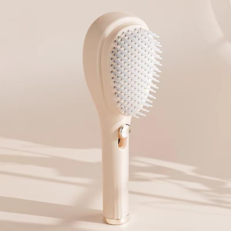 Saxci Saxci Hair Brush - Retractable Self Cleaning Hair Brush for Women - The ...