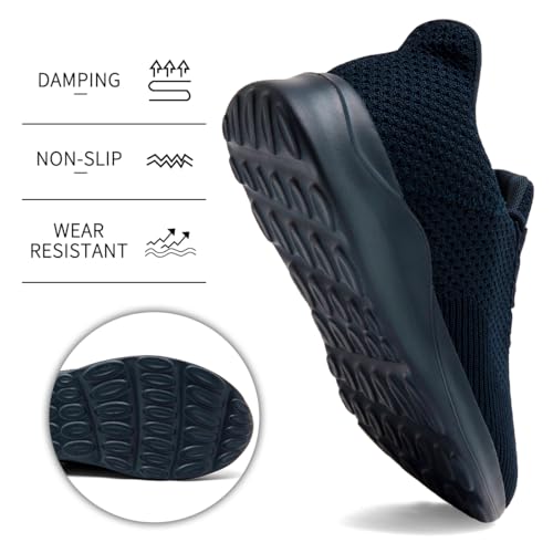 Image of DLWKIPV Mens Running Shoes Tennis Casual Walking Anti Slip Athletic Non Slip Workout Gym Sneakers Comfortable Lightweight Fashion Breathable Mesh
