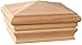 Deckorators 4X4 Newport Fence Cedar Post Cap - Rot Resistant, Made with Cedar, for Outdoor Fences, Mailboxes & Decks