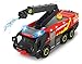 Dickie Toys Flughafenfeuerwehrauto groß, Panther 6x6, Rosenbauer, Arm ausziehbar, Licht & Sound, inkl. Batterien, man. Wasserspritzfunktion, Kabine mit Interieur, Stauraum, Wassertank, 56 cm, rot