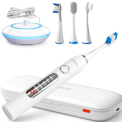 DX-1 USB SONIC ELECTRIC TOOTHBRUSH with USB TRAVEL CASE