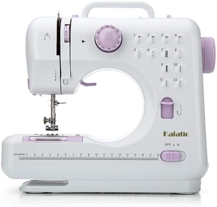 Mini Sewing Machine for Beginner by Kalatic - Small Electric Sewi...