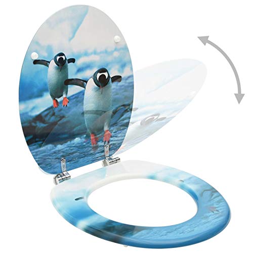 Abattant WC pingouin pour une décoration de salle de bain moderne