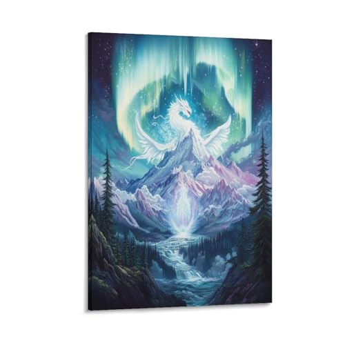 Dragon murale toile haut de gamme impression haute définition décoration maison 40x60
