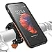 Produktbild MORPHEUS LABS M4s Handyhalterung Fahrrad iPhone 6/ 6s Fahrradhalterung Halterung & iPhone 6/ 6s Hülle magnetisch fürs Rad, DropTest, mit Quick Lock, Bike-Kit passend für meisten Lenker orange