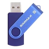 SIMMAX pamięć USB 3-pak 16 GB pamięci obrotowa konstrukcja USB 2.0 dysk flash dysk kciuków pendrive (16 GB fioletowy niebieski zielony)