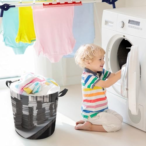 Panier à linge pliable et imperméable grand volume pour salle de bain