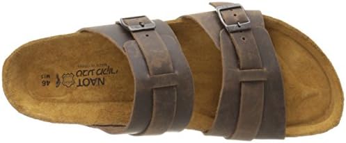 NAOT Men's Santa Cruz Flat Sandal, Brown, 45 EU/12 M US | Image 4