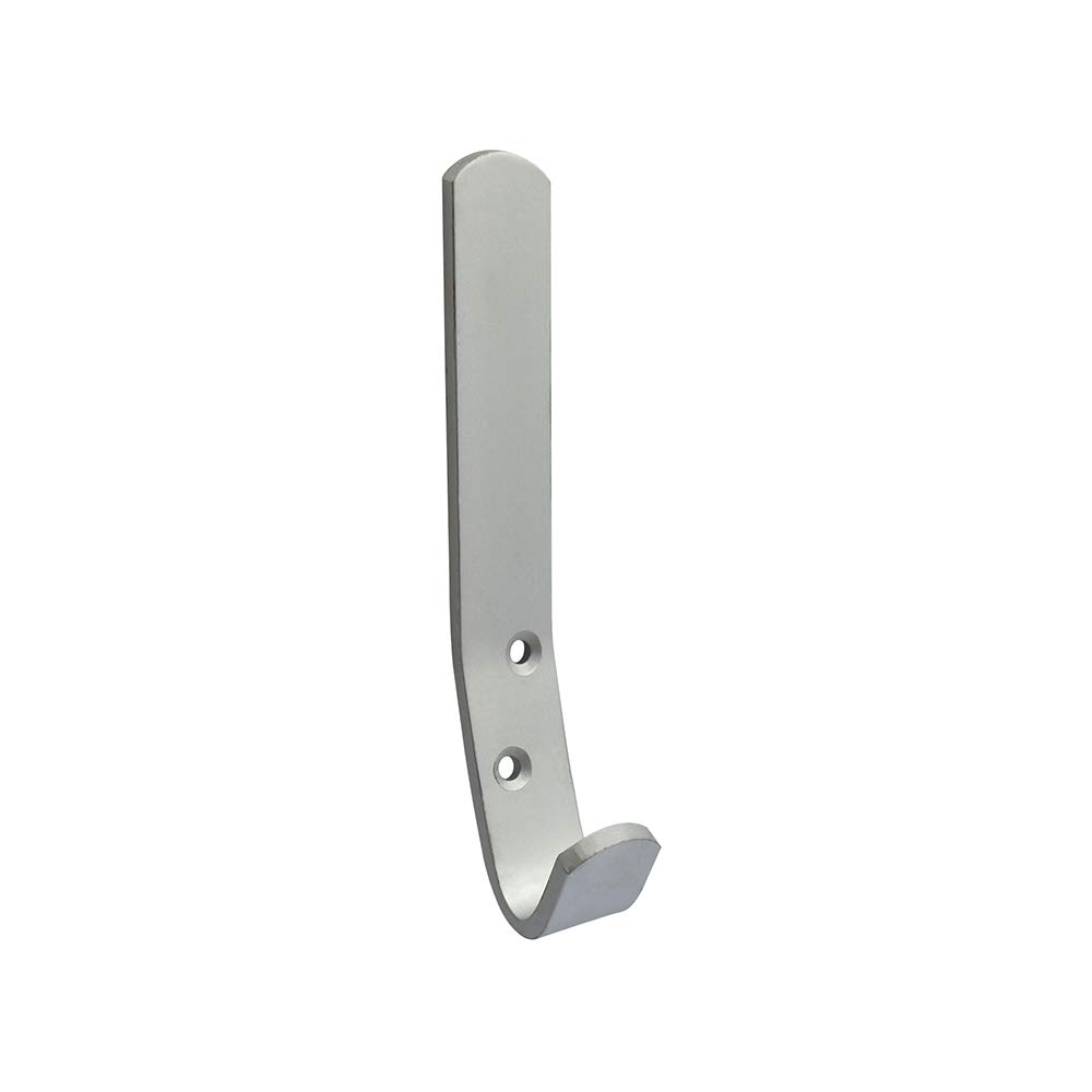 Satin Anodised Aluminium Hat & Coat Hook (2 Per Card)